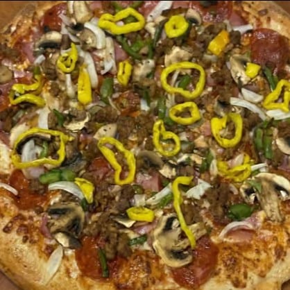 The Big Papa Specialty Pizza.