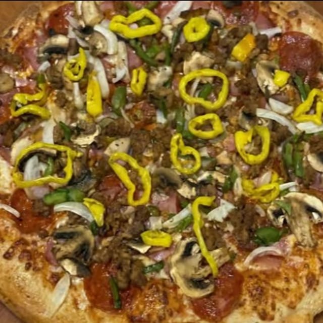 The Big Papa Specialty Pizza.