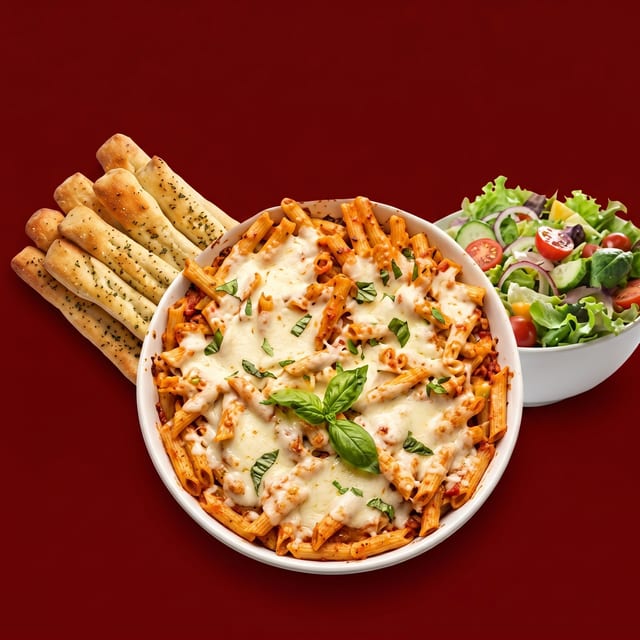 Mostaccioli Dinner Deal.