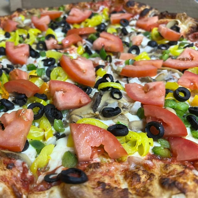 Veggie Specialty Pizza.
